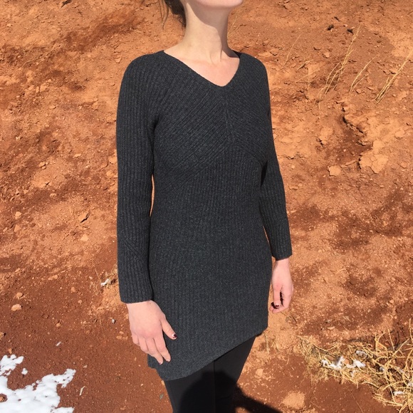 Rag and Bone Wool Knit Woven Short Sweater Dress - Picture 1 of 12